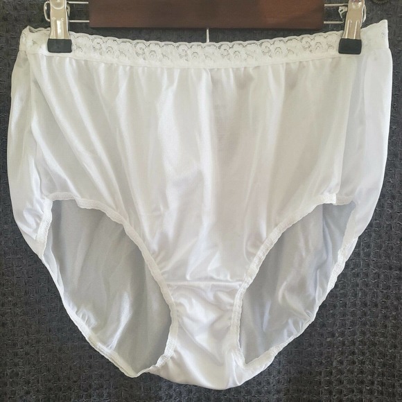 Hanes Intimates & Sleepwear Hanes Brief Panties Nylon Satin Hi Cut 2x